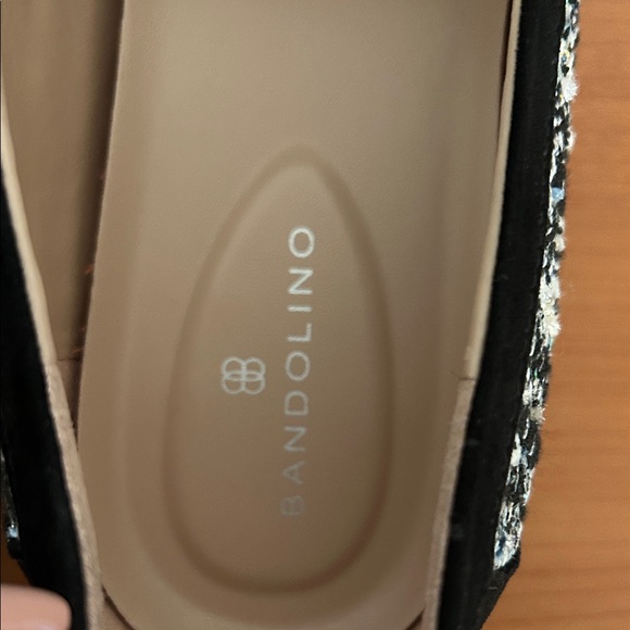Bandolino Black and White Tweed Loafers - Picture 10 of 14
